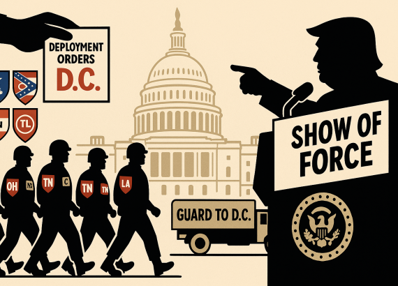 डीसीमा ट्रम्पको ‘शक्तिको प्रदर्शन’: ६ रिपब्लिकन गभर्नरले पठाए नेशनल गार्ड